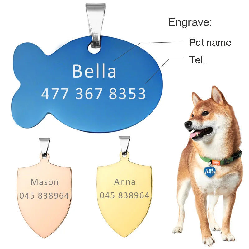 Ready for Battle Shielding Pet ID Tag