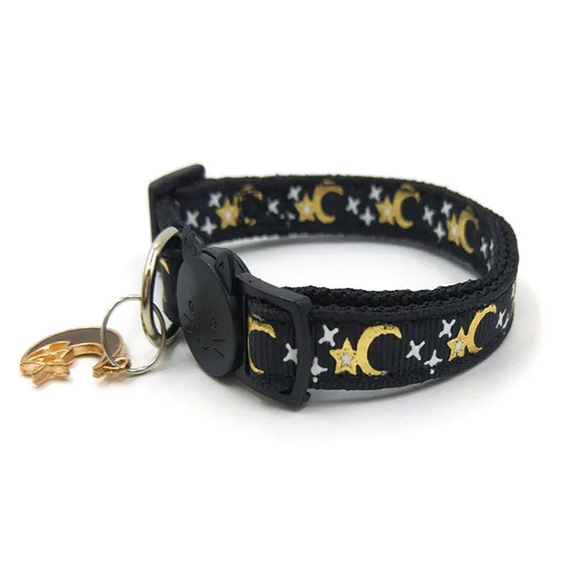 Over the Moon Breakaway Cat Collar