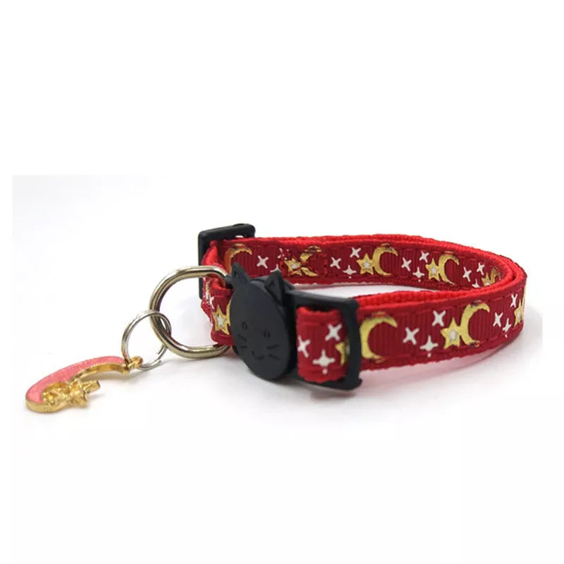 Over the Moon Breakaway Cat Collar