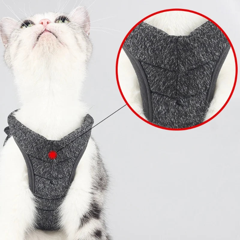 Touchy Cat Adjustable Harness Anti-escape