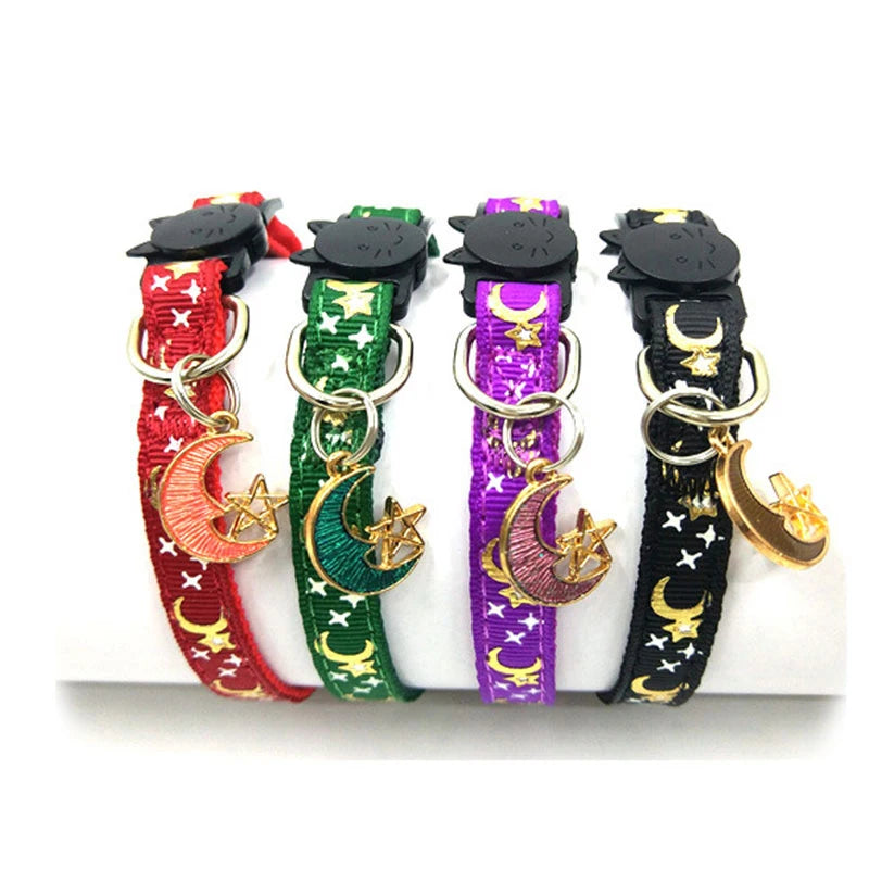 Over the Moon Breakaway Cat Collar