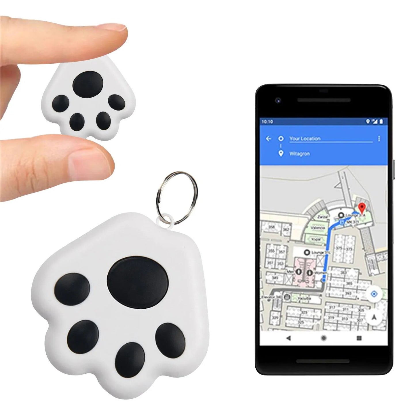 Pawprint Mini GPS Tracker Wireless Bluetooth-compatible