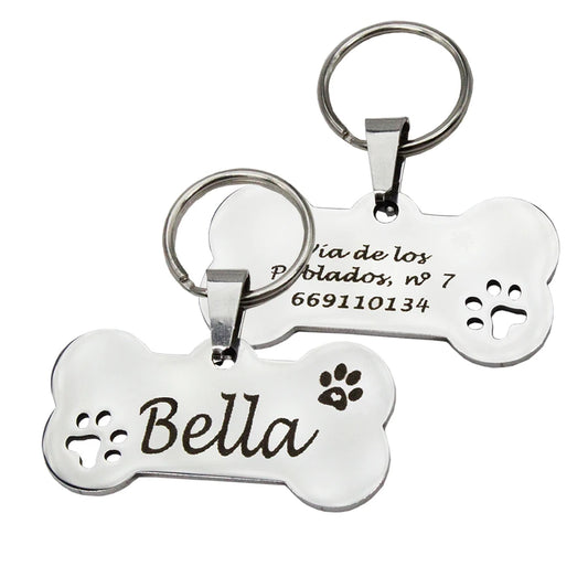 Bone Shaped Pet ID Tag