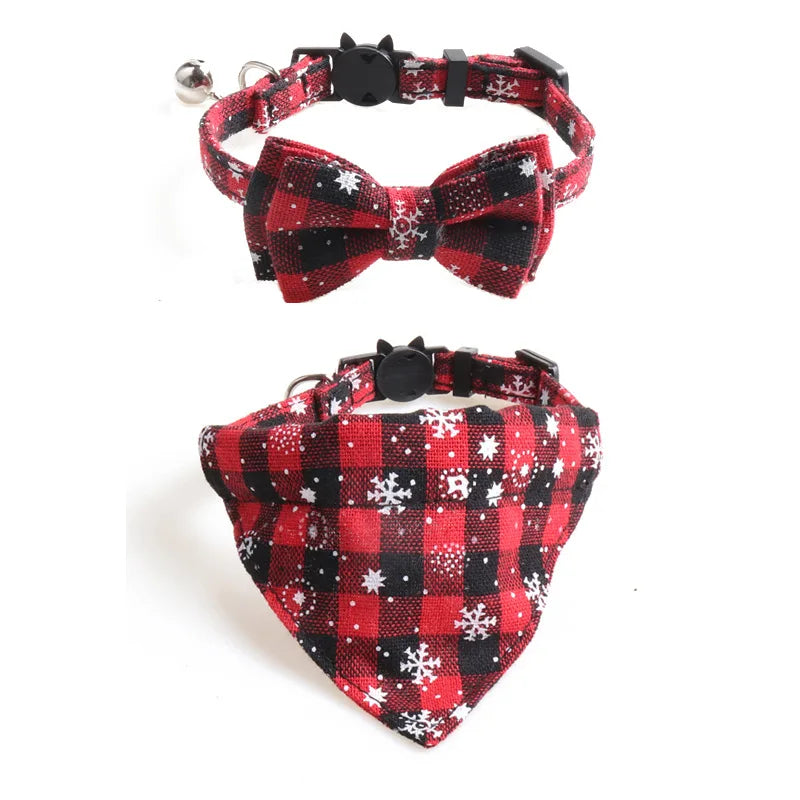 Distinguished Gentlecat's Bow Tie/Bandana Evening Collar