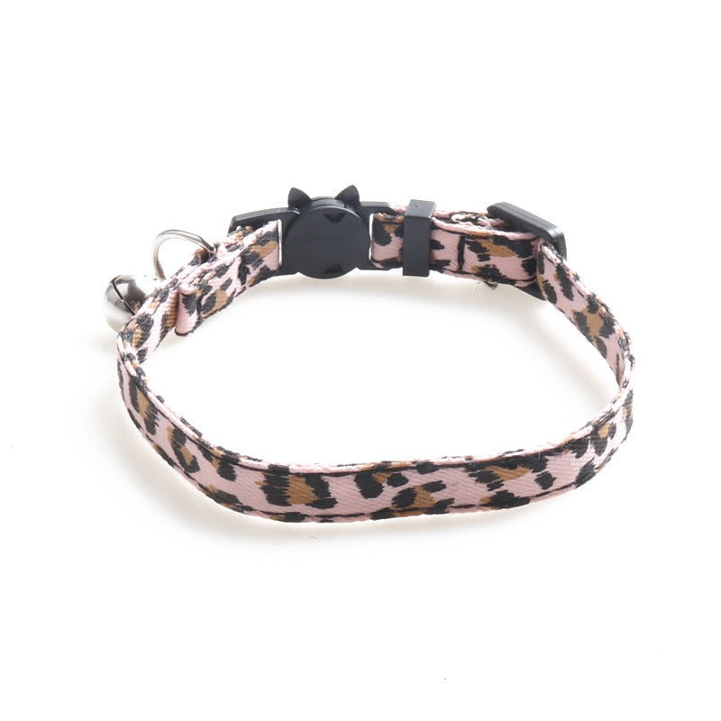 Leopard Print Breakaway Cat Collar