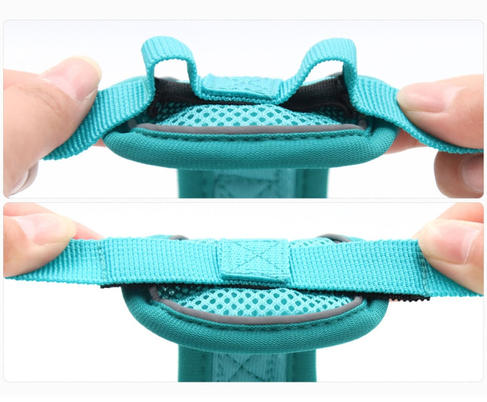 Easy Control Escape Proof Breathable Cat Harness W/ Matching Leash