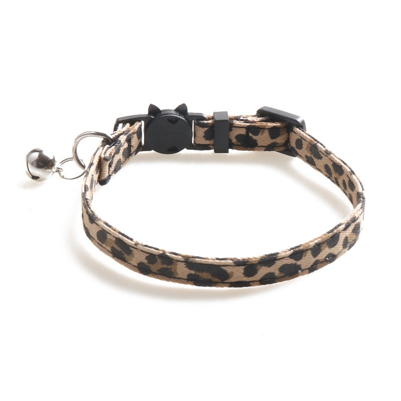 Leopard Print Breakaway Cat Collar