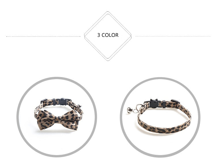 Leopard Print Breakaway Cat Collar