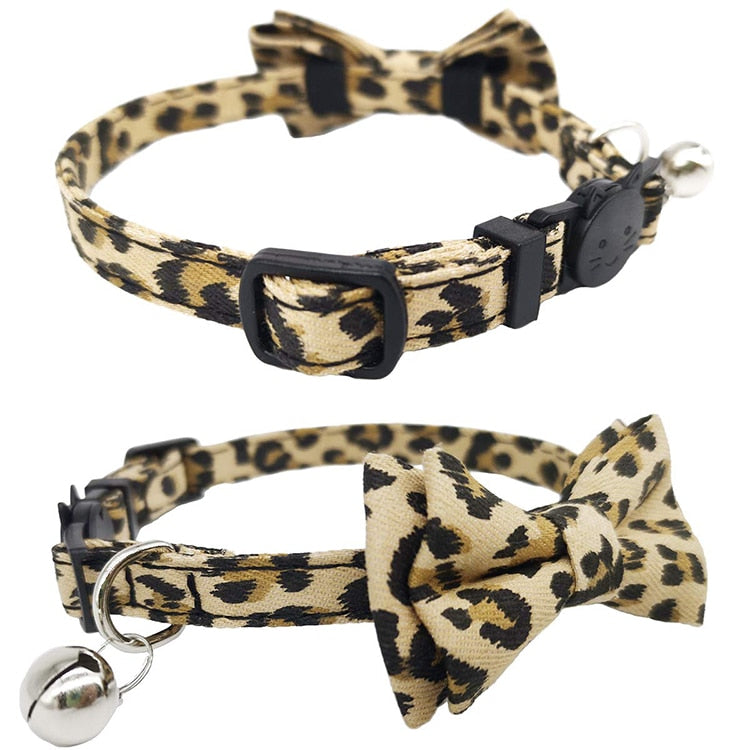 Leopard Print Breakaway Cat Collar