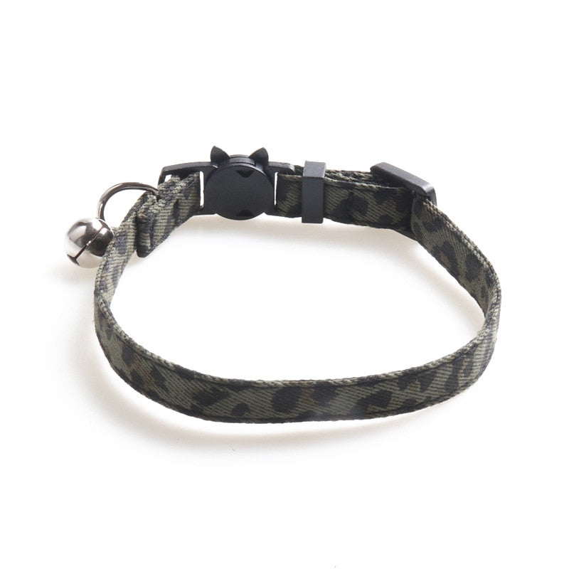 Leopard Print Breakaway Cat Collar