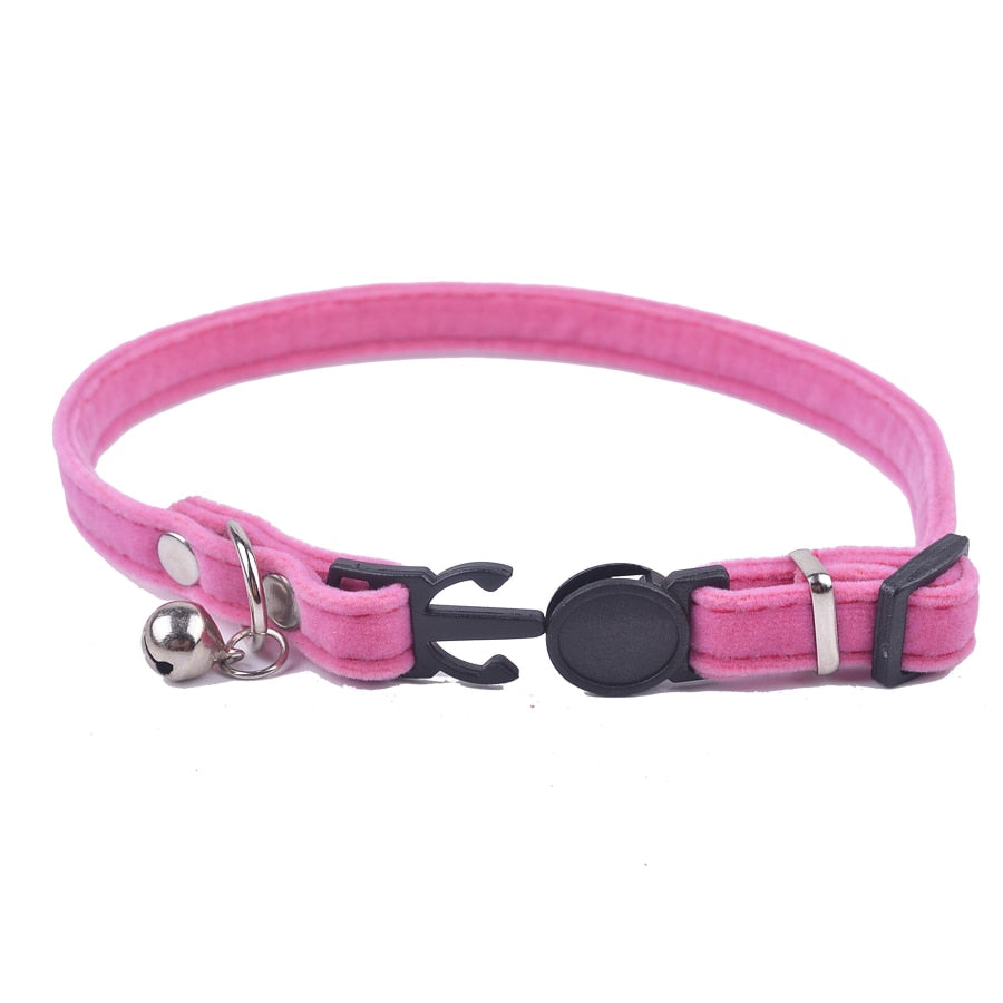 Simple Yet Purfect Suede Breakaway Cat Collar