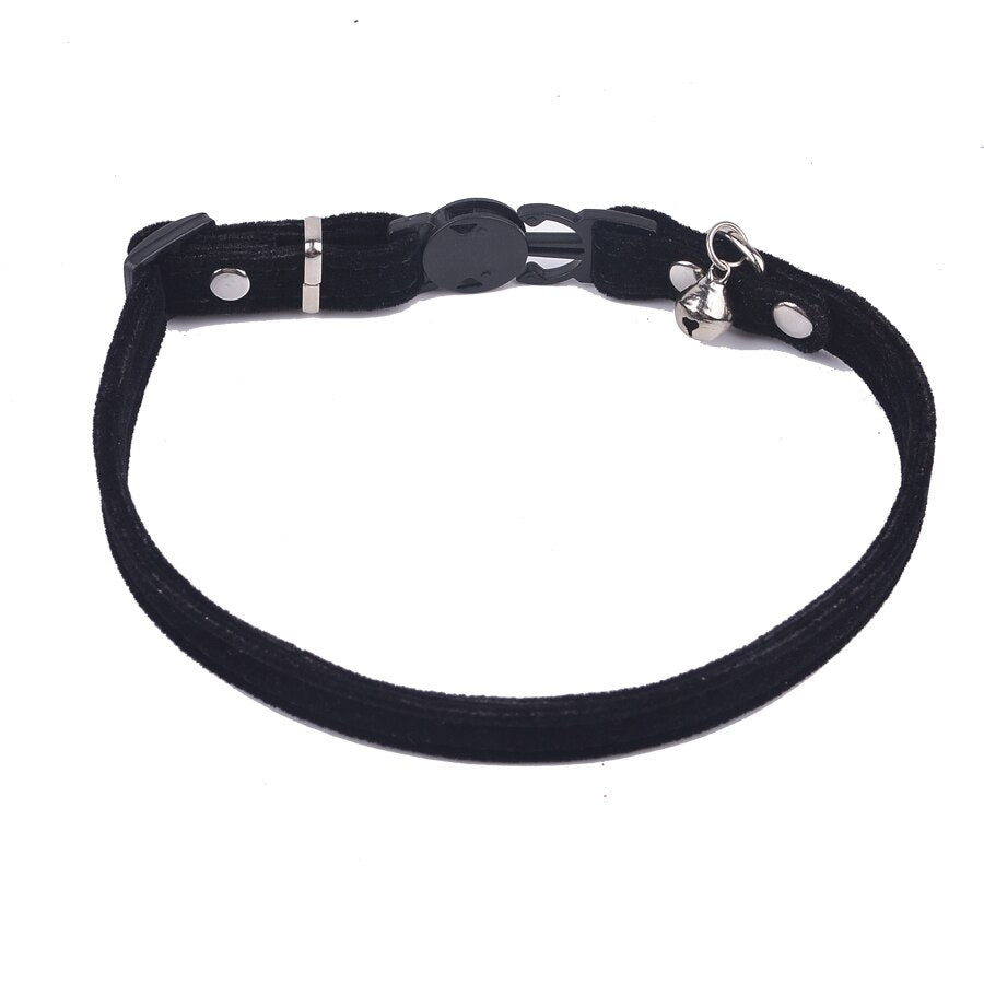 Simple Yet Purfect Suede Breakaway Cat Collar