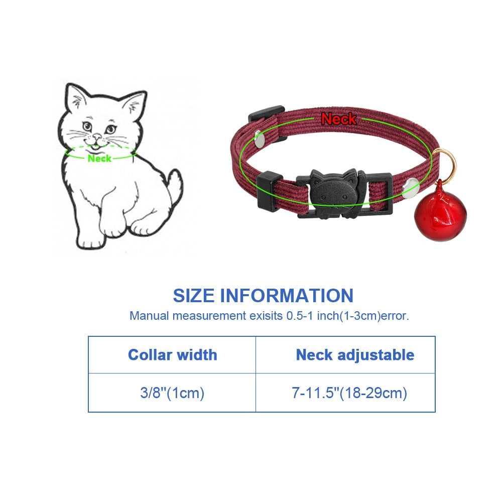 Soft and Fuzzy Breakaway Cat Collar