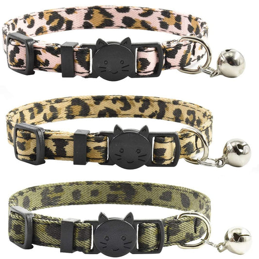 Leopard Print Breakaway Cat Collar