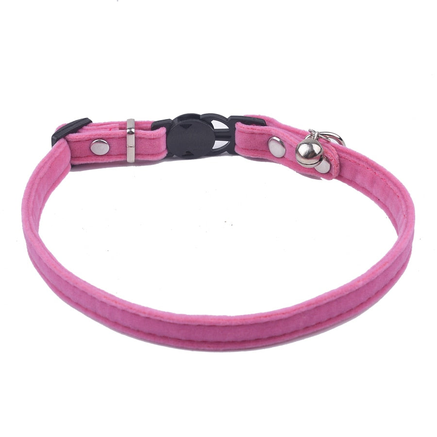 Simple Yet Purfect Suede Breakaway Cat Collar