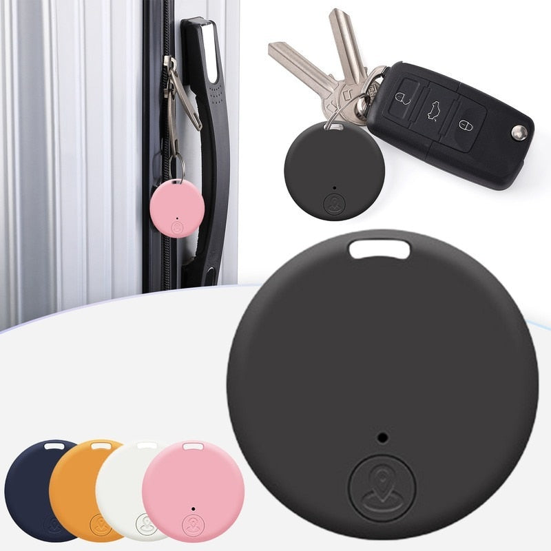 Sunset Orange Anti-theft Bluetooth Tracker Compatible With IOS Android