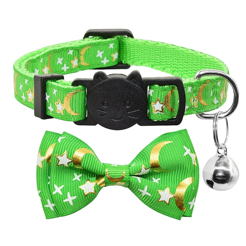 Celestial Bow Tie Cat Collar