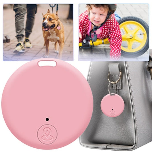 Pastel Pink Bluetooth Tracker Pets IOS Android