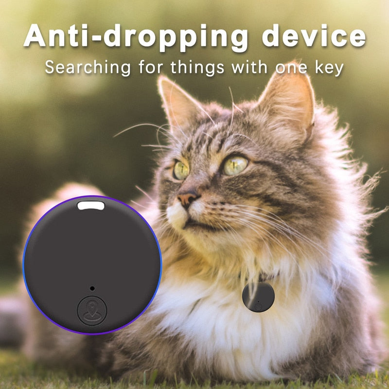 Angelic White Bluetooth Tracker For Pets IOS Android