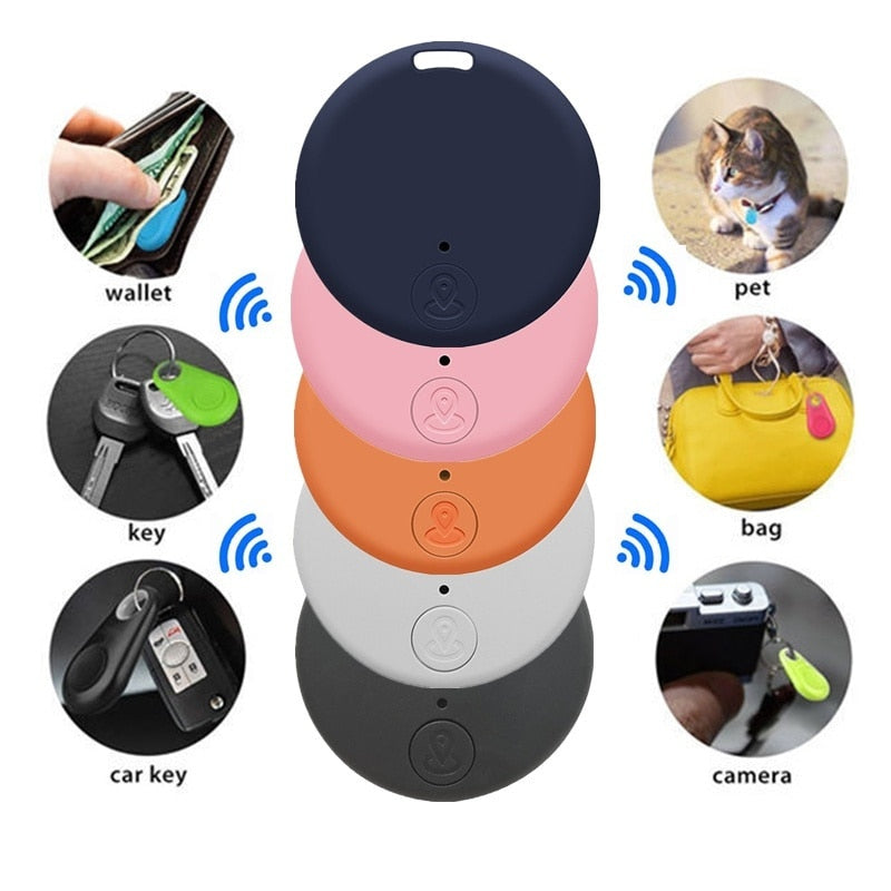 Midnight Black Bluetooth Tracker For Pets IOS Android